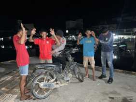 Polsek Gaung Gelar Giat KRYD Antisipasi Kejahatan dan Jaga Keamanan Wilayah