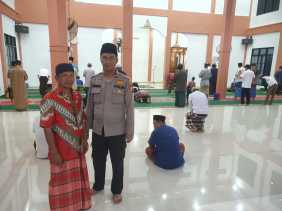 Cooling System di Masjid Al Istiqomah, Aipda Febri Imbau Masyarakat Pulau Burung Tak Mudah Terprovokasi