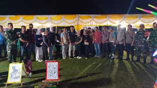 Polsek Cerenti Amankan Kampanye Dialogis Calon Bupati Kuansing di Desa Sikakak