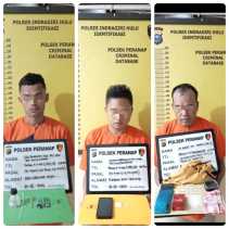 Kembali Marak, Tiga Pengedar Sabu Diamankan di Inhu