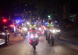 Gubri dan Forkopimda Tinjau Pelaksanaan Takbiran di Pekanbaru