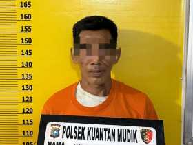 Polisi Tangkap Suami Penganiaya Istri di Kuansing, Korban Alami Luka Serius