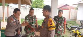 Pastikan Pleno Pemilu 2024 Aman, Kapolres Kuansing Kunjungan ke Kecamatan Kuantan Hilir