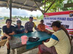 Polsek Bangko Pusako Gelar Cooling System untuk Sukseskan Pilkada Damai 2024