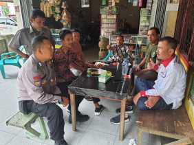 Bhabinkamtibmas Polsek Pinggir Gelar Sosialisasi Cooling System di Desa Muara Basung