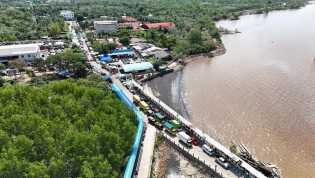 Penyeberangan Roro Bengkalis-Pakning Lumpuh Total