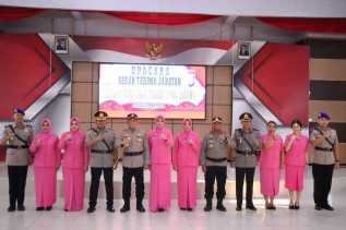 Kapolres Rokan Hilir Pimpin Sertijab Kabag SDM dan Kasat Polairud