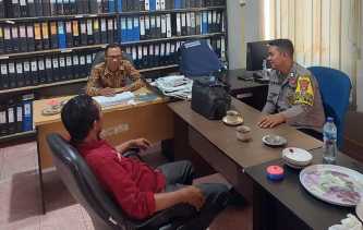 Bhabinkamtibmas Desa Pematang Duku Gelar Cooling System Pascapilkada 2024