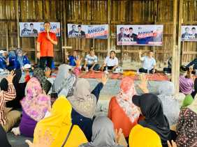 Paslon AMAn Janjikan Hibah Lahan Abadi bagi Petani di Sialang Rampai