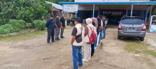 Polsek Ukui Cek Kesiapan Gudang Logistik dan Penertiban APK Pilkada