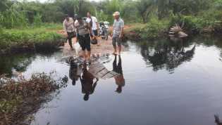 Polsek Medang Kampai Tak Kenal Lelah Sosialisasikan Pemilu Damai