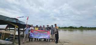 Personel Gakkumdu Polres Inhu Gelar Patroli dan Imbauan Tolak Politik Uang