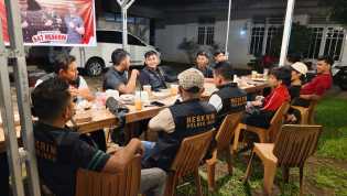 Tim Gakkumdu Polres Inhu Serukan Anti Politik Uang Pada Komunitas Motor