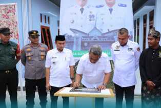 Bupati Rohul Resmikan Gedung Koperasi Merah Putih di Desa Sontang, Dorong Penguatan Ekonomi Kerakyatan