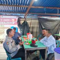 Cooling System Polsek Pelangiran Sasar Desa Bunian untuk Sambang dan Silaturahmi