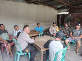 Cooling System di Kelurahan Banteng, Ini Pesan Kapolsek Sungai Batang di Inhil