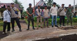 Sinergitas TNI-Polri Amankan Kampanye Pilkada 2024 di Kecamatan Pulau Burung