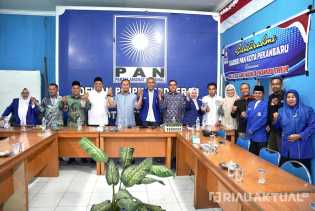 Kunjungi DPD PAN, Agung Nugroho-Markarius Anwar Tegaskan Sinergi untuk Pekanbaru