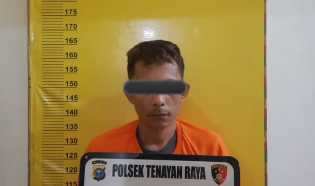 Tim Opsnal Polsek Tenayan Raya Amankan Bandar Narkotika