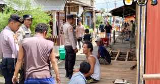 Aiptu Eka Putra Imbau Warga Tanah Merah Sukseskan Pemilu 2024