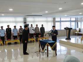 Wako Agung Resmi Lantik Ingot Ahmad Hutasuhut Sebagai Pj sekda Pekanbaru