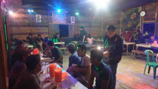 Jaga Kamtibmas Pilkada, Satreskrim Pelalawan Lakukan Patroli Malam