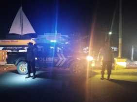 Polsek Rimba Melintang Gelar Patroli di Jembatan Jumrah, Antisipasi Gangguan Kamtibmas
