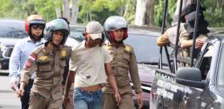 Puluhan Gepeng di Pekanbaru Dijaring Tim Gabungan