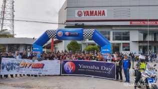 Puluhan Klub Motor Ramaikan City Ride HUT Yamaha Ke-67