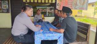 Jelang Pemilu, Polsek Tapung Hulu Imbau Warga Tak Terprovokasi Isu Hoax