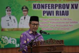 Konferprov PWI, Pemprov Riau Ajak Insan Pers Tangkis Berita Hoax