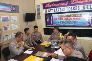 Polres Inhil Rapat Bersama Tim Asistensi Operasi Zebra Lancang Kuning 2024