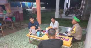 Sosialisasi Pilkada Damai, Polsek Langgam Jaga Harkamtibmas