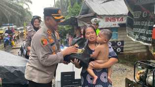 Begini Cara Kapolres Rohul Ajak Masyarakat Sukseskan Pemilu 2024