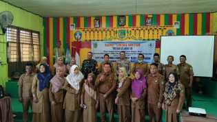 Kapolsek Bangko Pusako Dukung Pelayanan Kesehatan Gratis untuk Anak Sekolah