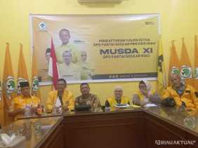 DPP Golkar Tunda Musda IX Riau, Pendaftaran Calon Ketua Dihentikan