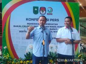 Usai MCU, Agung Nugroho Doakan Kesehatan Semua Bakal Calon Pilkada Pekanbaru