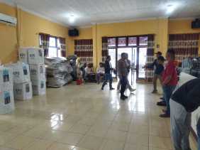 Pergeseran Logistik Pilkada 2024 di Kecamatan Bantan Berjalan Lancar