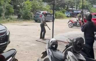 Bentrok Terjadi di Jalan Riau Ujung, Kelompok Terlibat Diduga Buruh Saling Lempar Kayu