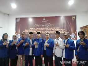 Resmi Daftar ke KPU, PAN Riau Targetkan 9 Kursi di DPRD Riau