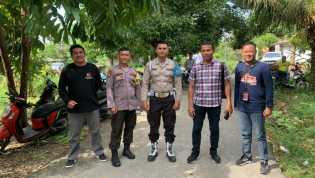 Polsek Singingi Hilir Amankan Kampanye Tatap Muka Paslon Pilkada Kuantan Singingi 2024