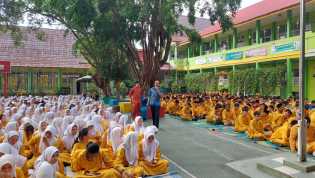 Sosialisasi Bahaya Narkoba di SMAN 9 Pekanbaru untuk Wujudkan Pemilu Damai