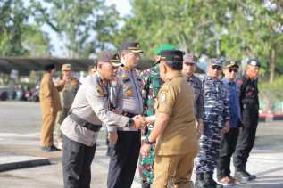 Pimpin Apel Sinergitas, Bupati Meranti Minta Jajaran TNI Polri Menguatkan Kesatuan dalam Pengamanan Pemilu