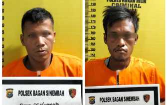 Dua Kawanan Spesialis Bongkar Rumah Diamankan Polsek Bagan Sinembah