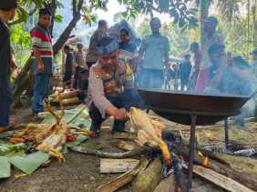 Cara Unik AKP Buha Sampaikan Pesan Damai Pilkada, Begini Kisahnya