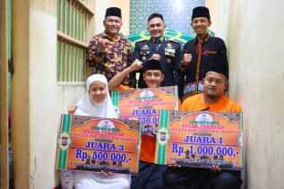 Kapolres Inhu Adakan Lomba Baca Al-Quran Antar Tahanan