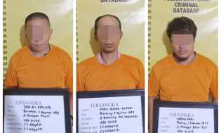 Polsek Bukit Raya Ringkus Tiga Penadah Motor Curian