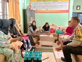 Bhabinkamtibmas Lenggadai Hilir Tekankan Netralitas ASN Jelang Pilkada Rokan Hilir 2024