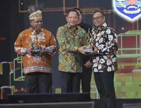 Pj. Gubernur Riau Rahman Hadi Terima Penghargaan Apresiasi Daerah Peduli Pengendalian Inflasi