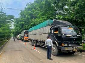 Gakkum Penumbar Dishub Riau di Dumai Tilang 143 Truk, Martian: Paling Banyak Tak Ada BLU-E